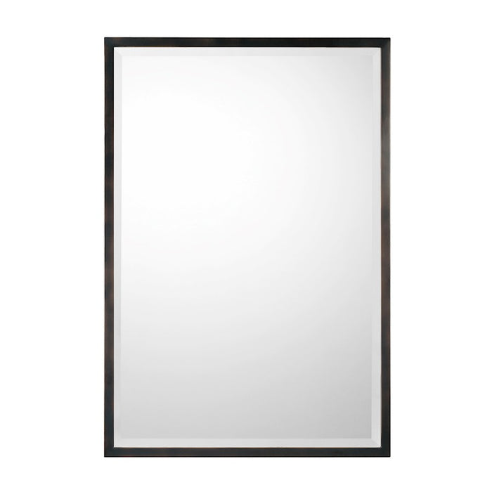 Capital Lighting Metal Framed Mirror, Matte Black