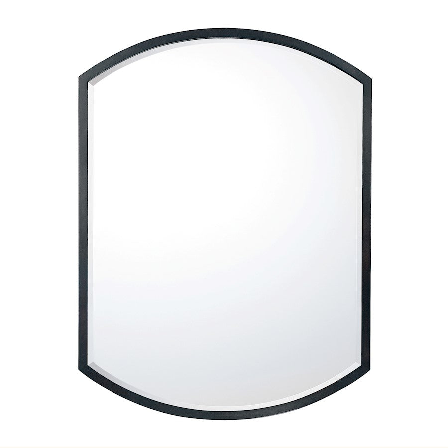 Capital Lighting Metal Framed 32" Mirror, Matte Black