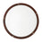 Capital Lighting Decorative Mirror, Dark Wood/Polished Nickel