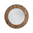 Capital Lighting Round Decorative Mirror, Reclaimed Railroad Ties