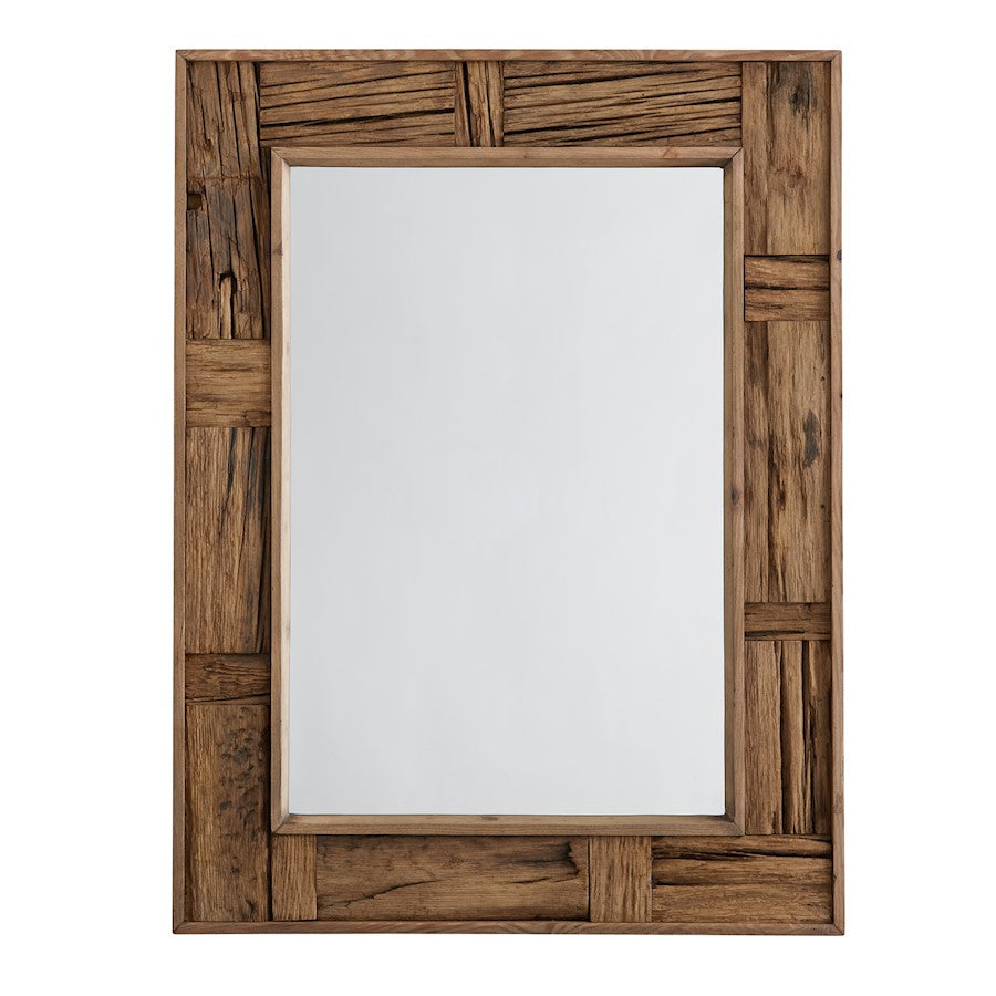 Capital Lighting Rectangular Mirror, Reclaimed Railroad Ties