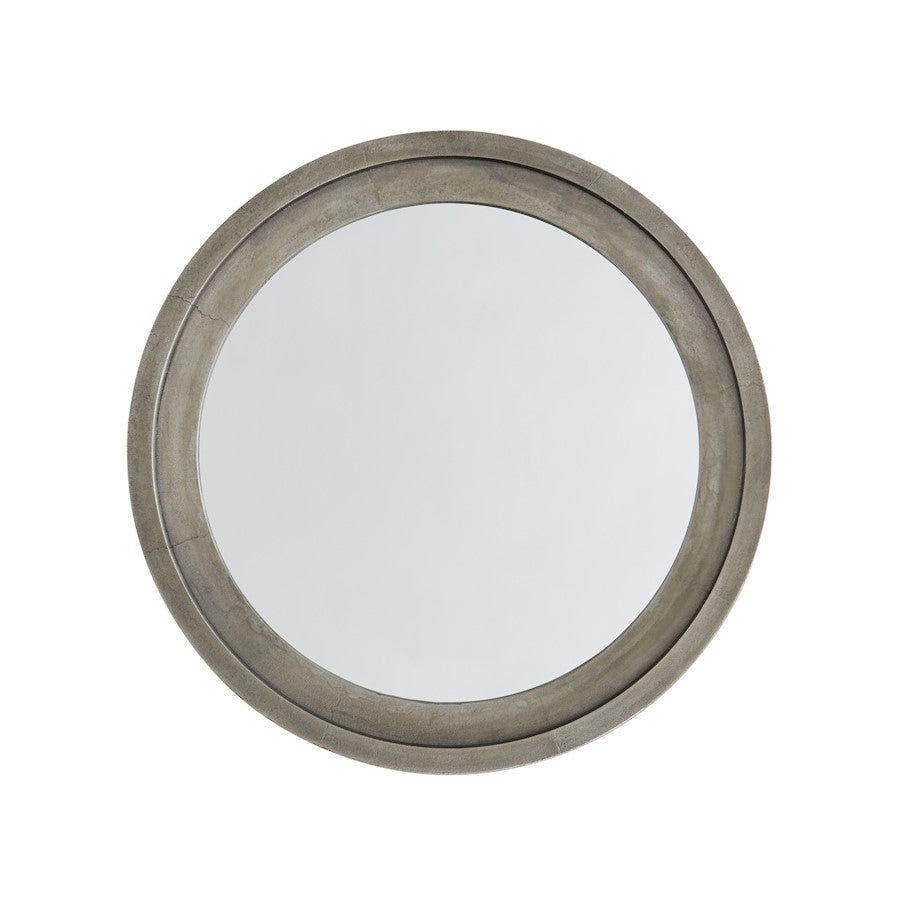 Capital Lighting Round Decorative Mirror, Oxidized Nickel