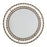 Capital Lighting Round Decorative Mirror, Grey Wash/Grey Iron