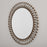 Capital Lighting Round Decorative Mirror, Grey Wash/Grey Iron