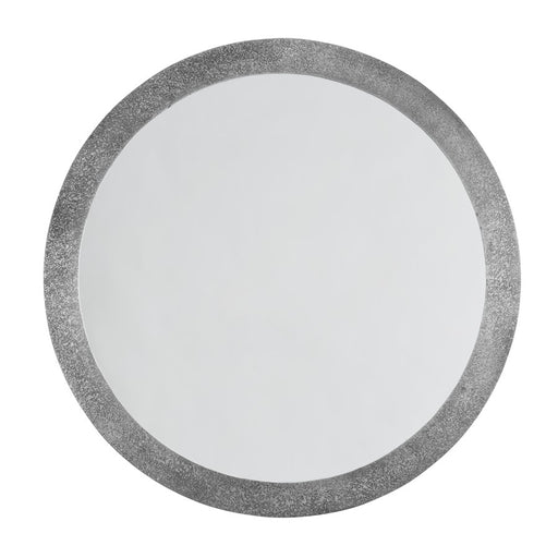 Capital Lighting Round Decorative Mirror, Etched Nickel