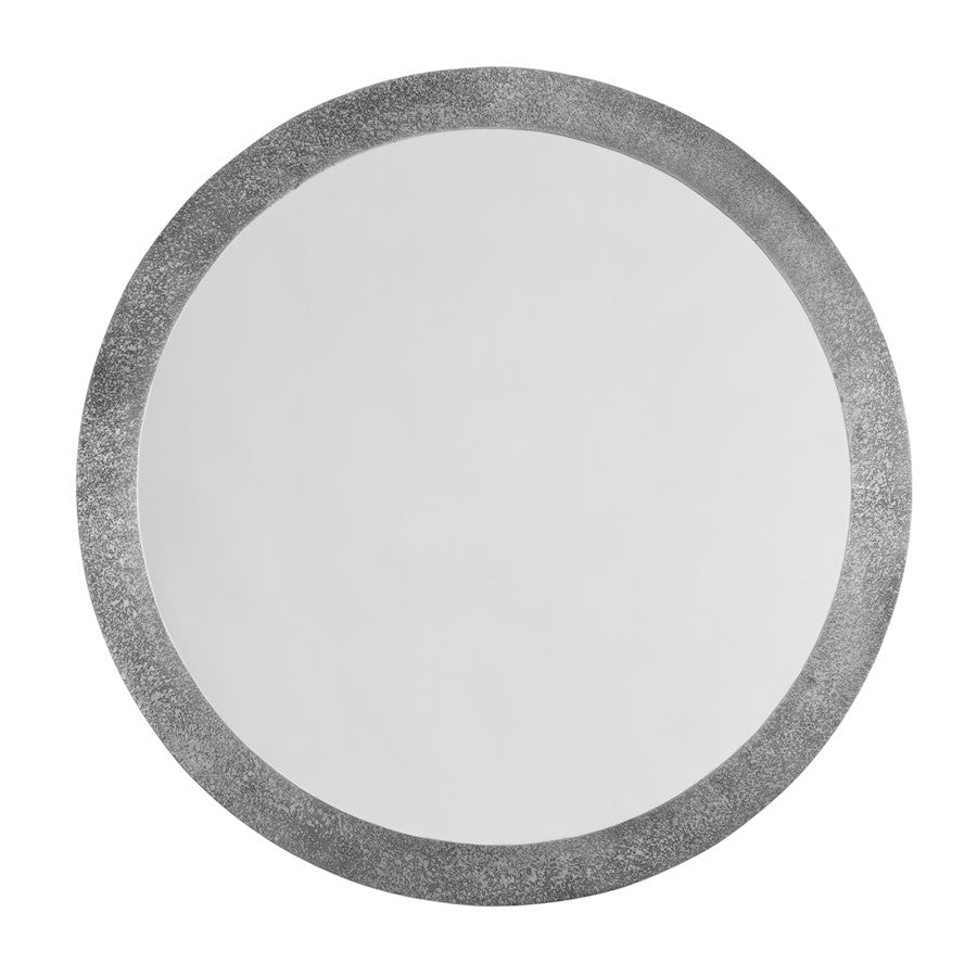 Capital Lighting Round Decorative Mirror, Etched Nickel