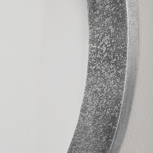 Capital Lighting Round Decorative Mirror, Etched Nickel