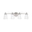 Capital Lighting Alisa 4 Light Bath Vanity, Polished Nickel/Milk