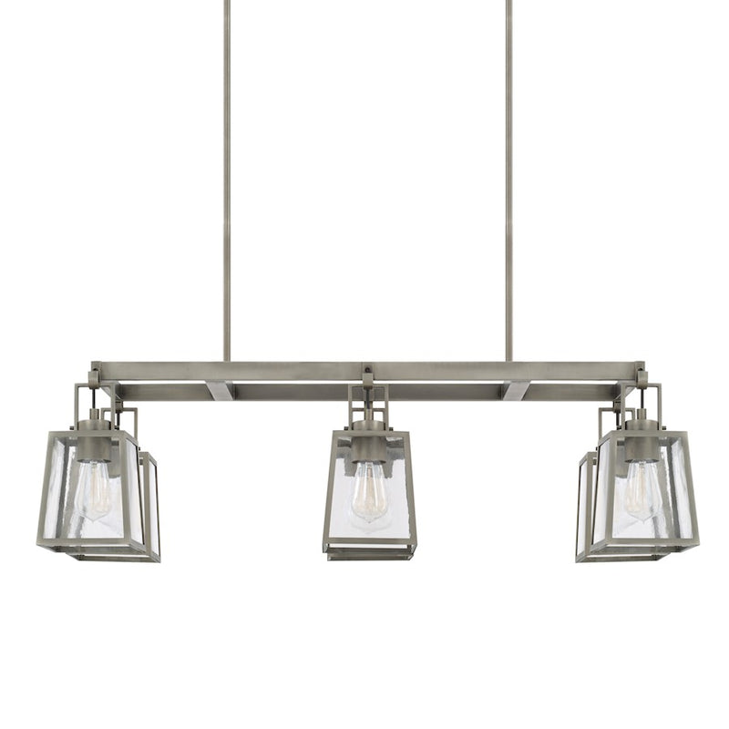 Capital Lighting Kenner 6 Light Island, Antique Nickel