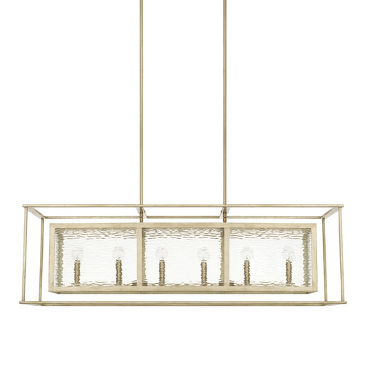 Capital Lighting 6 Light Island, Winter Gold