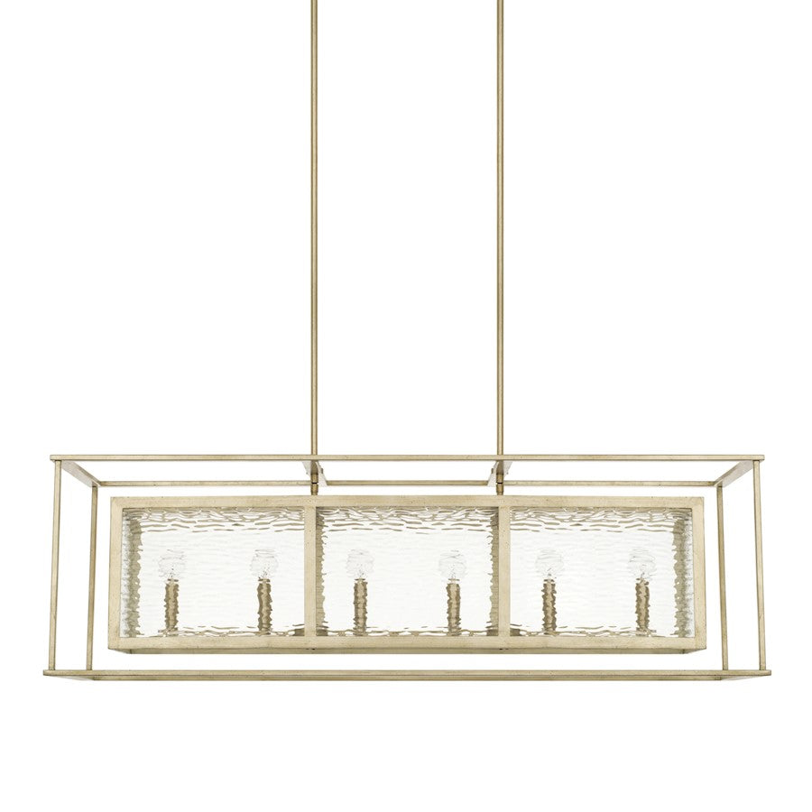 Capital Lighting 6 Light Island, Winter Gold