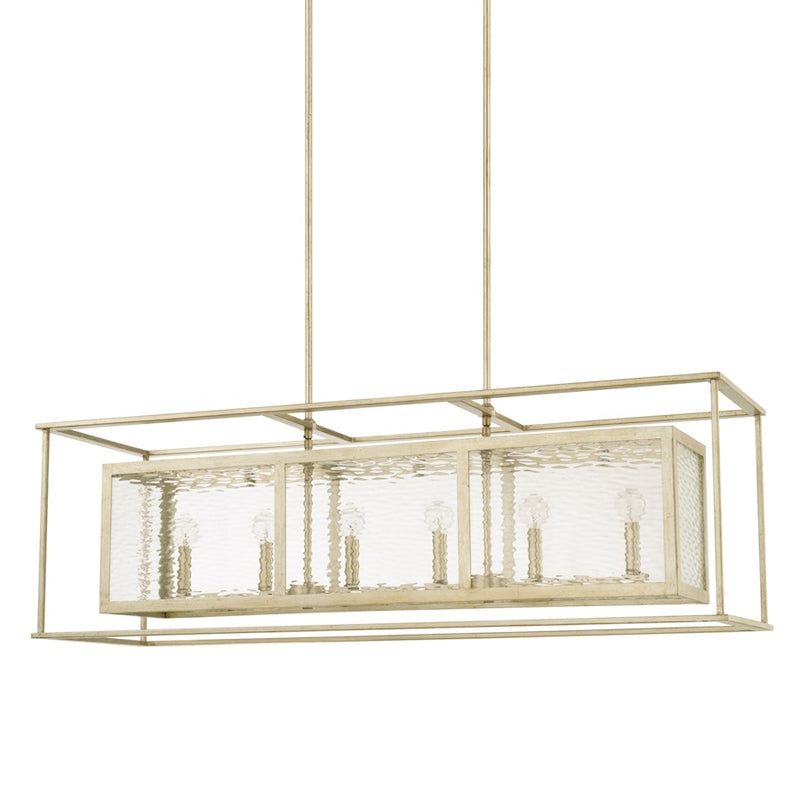 Capital Lighting 6 Light Island, Winter Gold