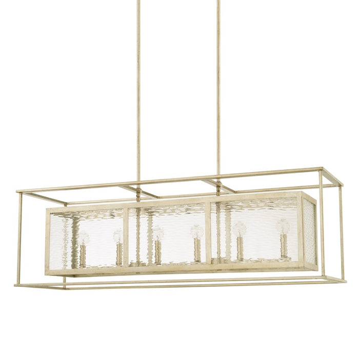 Capital Lighting 6 Light Island, Winter Gold