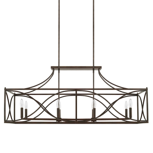 Capital Lighting Tybee 8 Light Island, Nordic Grey