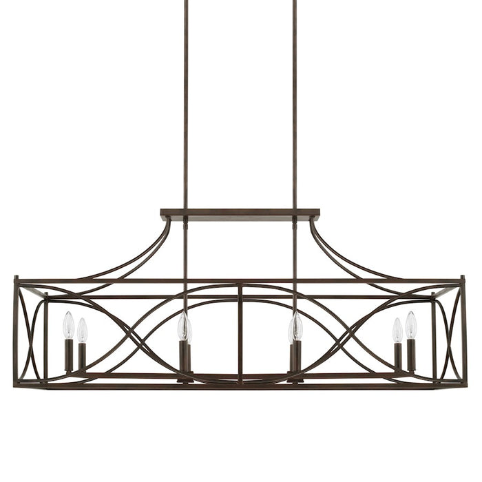 Capital Lighting Tybee 8 Light Island, Nordic Grey