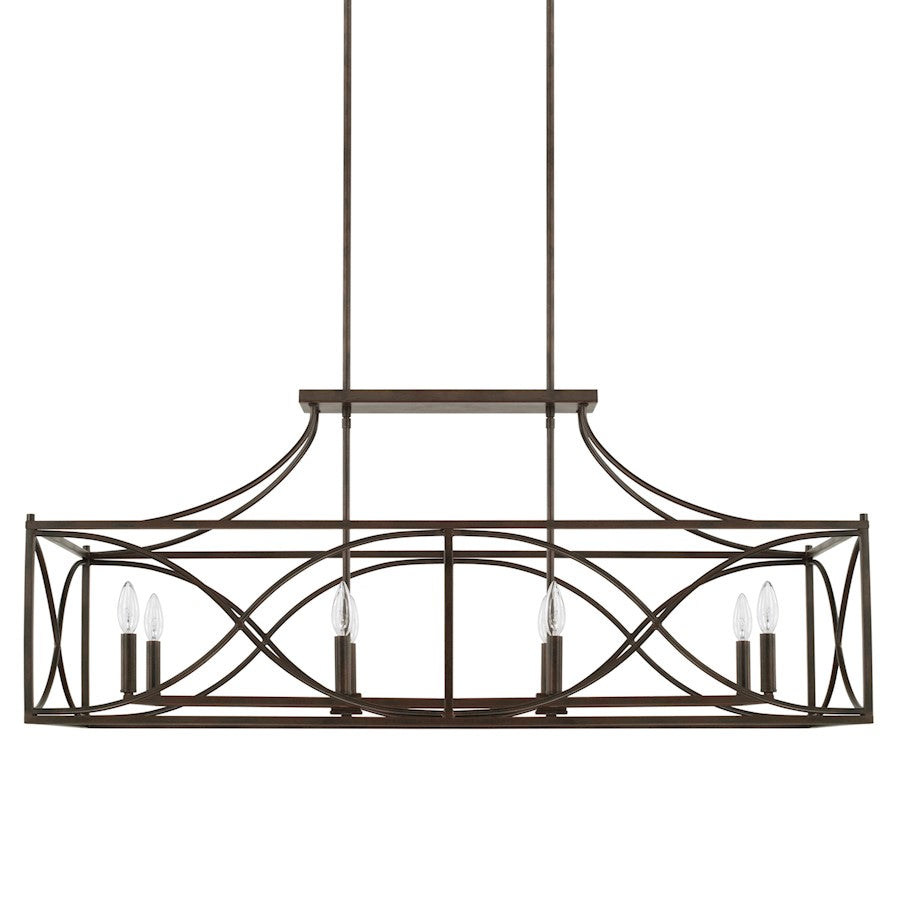 Capital Lighting Tybee 8 Light Island, Nordic Grey