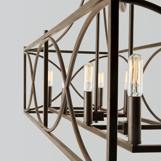 Capital Lighting Tybee 8 Light Island, Nordic Grey