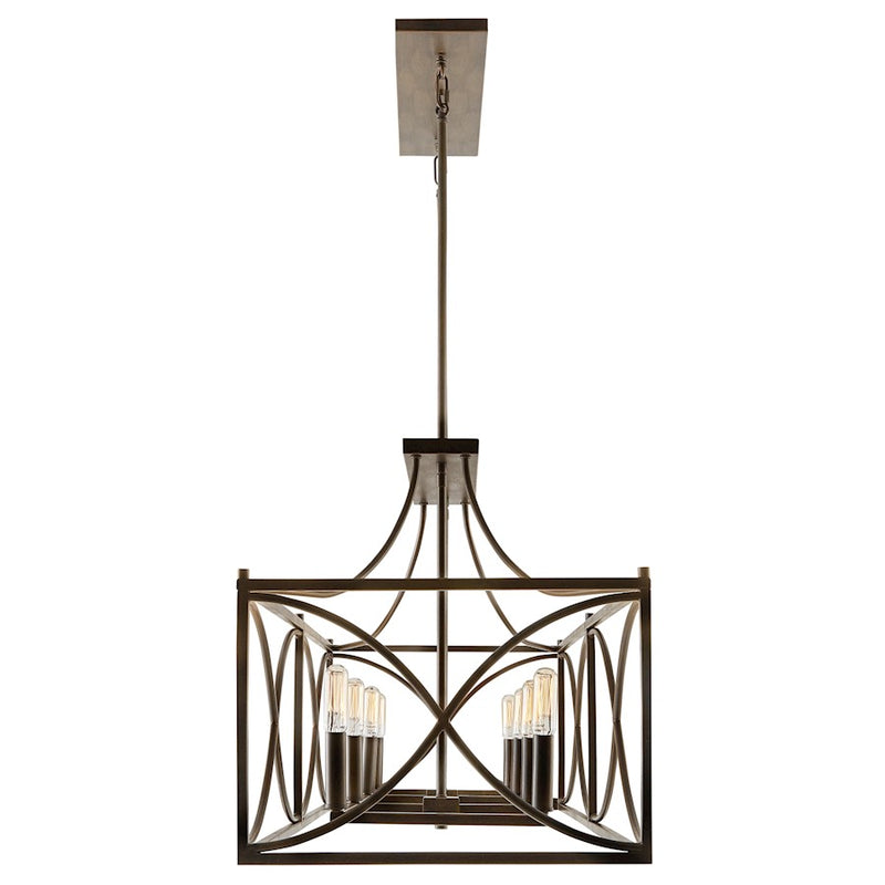 Capital Lighting Tybee 8 Light Island, Nordic Grey
