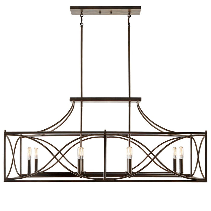 Capital Lighting Tybee 8 Light Island, Nordic Grey