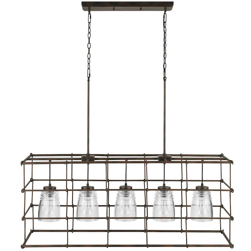 Capital Lighting Turner 5 Light Island, Nordic Grey