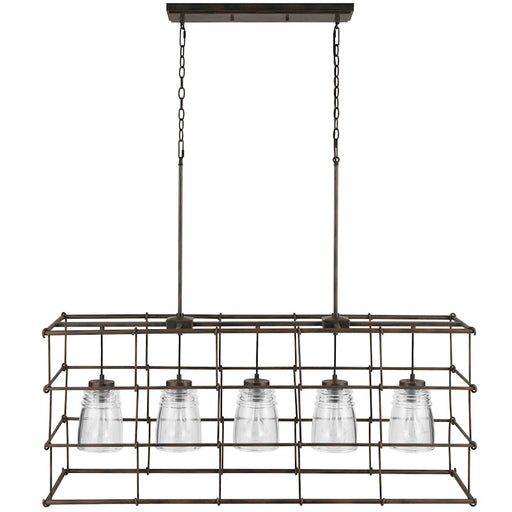 Capital Lighting Turner 5 Light Island, Nordic Grey