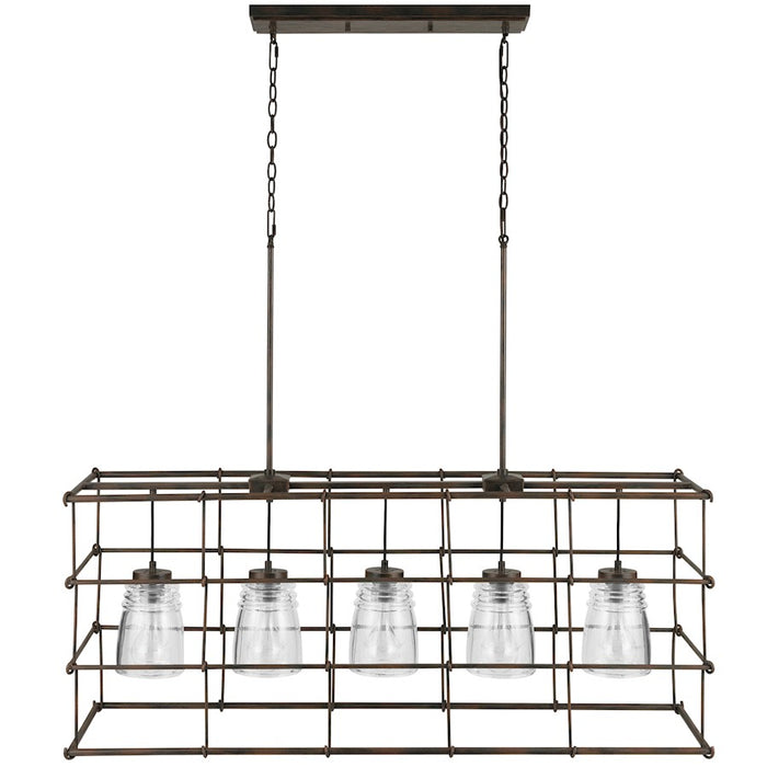 Capital Lighting Turner 5 Light Island, Nordic Grey