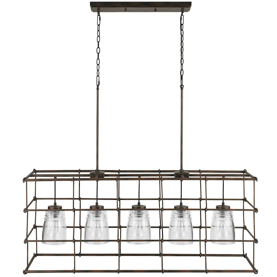 Capital Lighting Turner 5 Light Island, Nordic Grey