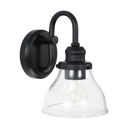 Capital Lighting Baxter 1 Light Sconce in Matte Black