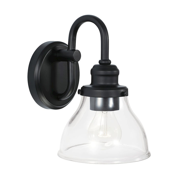 Capital Lighting Baxter 1 Light Sconce in Matte Black