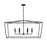 Capital Lighting Thea 6-Light Island, Matte Black