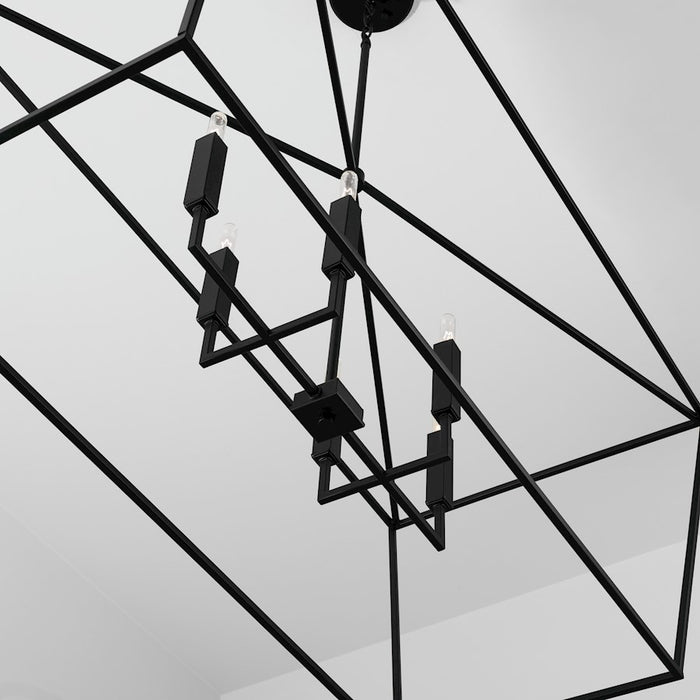 Capital Lighting Thea 6-Light Island, Matte Black
