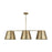 Capital Lighting 3-Light Island, Aged Brass