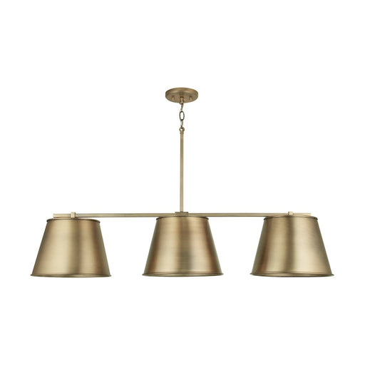 Capital Lighting 3-Light Island, Aged Brass
