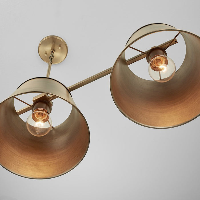 Capital Lighting 3-Light Island, Aged Brass