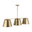 Capital Lighting 3-Light Island, Aged Brass