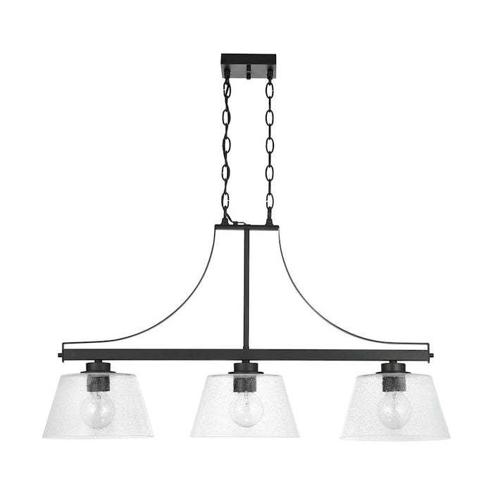 Capital Lighting 3-Light Small Island, Clear Seeded