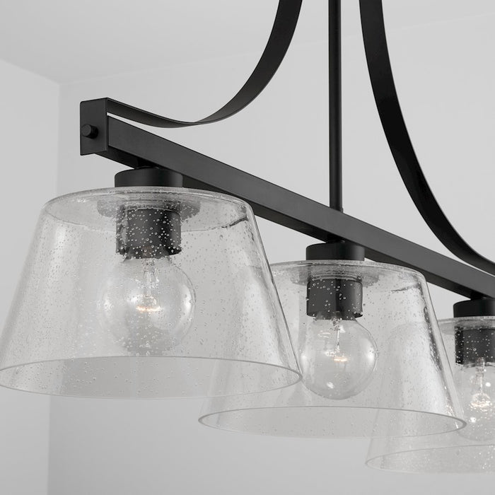 Capital Lighting 3-Light Small Island, Clear Seeded
