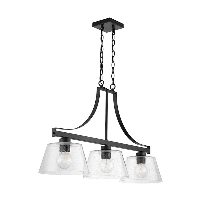 Capital Lighting 3-Light Small Island, Clear Seeded