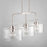 Capital Lighting 3-Light Large Island, Clear Seeded