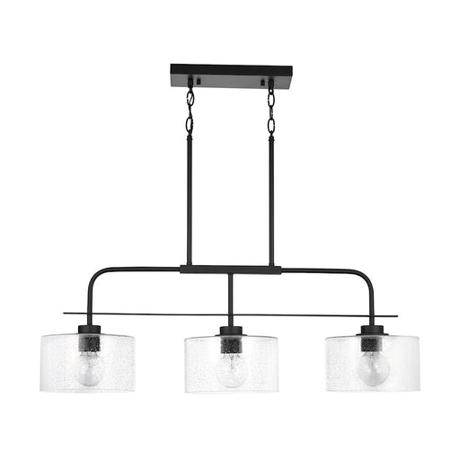 Capital Lighting 3-Light Large Island, Clear Seeded