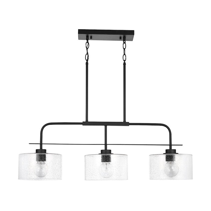 Capital Lighting 3-Light Large Island, Clear Seeded