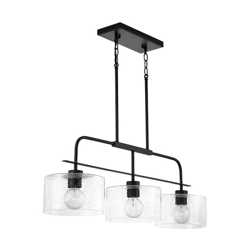 Capital Lighting 3-Light Large Island, Clear Seeded