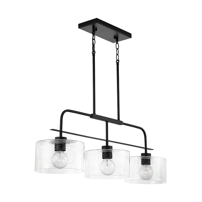 Capital Lighting 3-Light Large Island, Clear Seeded