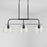 Capital Lighting 3-Light Large Island, Clear Seeded