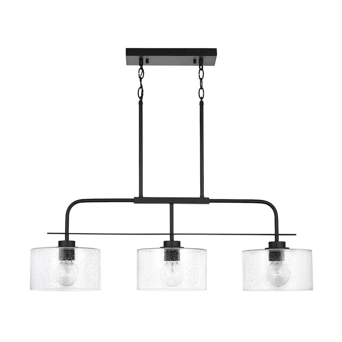 Capital Lighting 3-Light Large Island, Clear Seeded