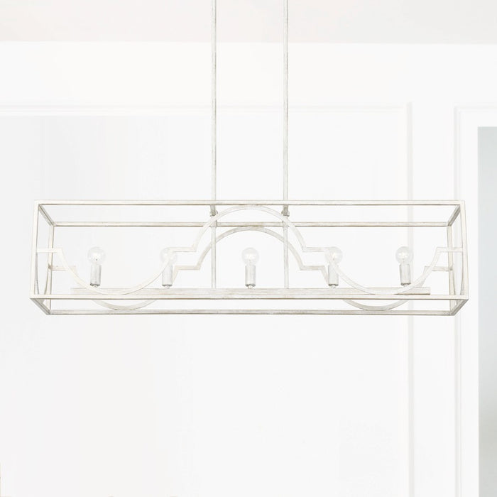 Capital Lighting Demi 5-Light Island, Winter White