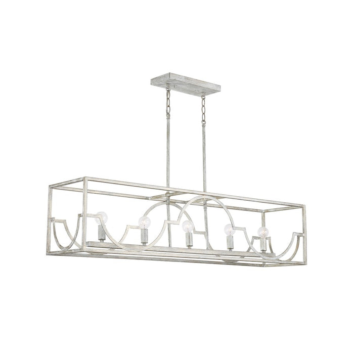 Capital Lighting Demi 5-Light Island, Winter White