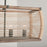 Capital Lighting Jacob 6 Light Island, Grey Wash and Iron Silk