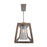 Capital Lighting Connor 5-Light Island, Black Wash Nickel/Clear