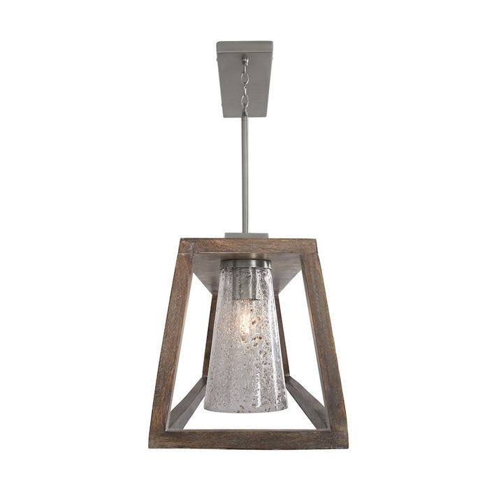 Capital Lighting Connor 5-Light Island, Black Wash Nickel/Clear